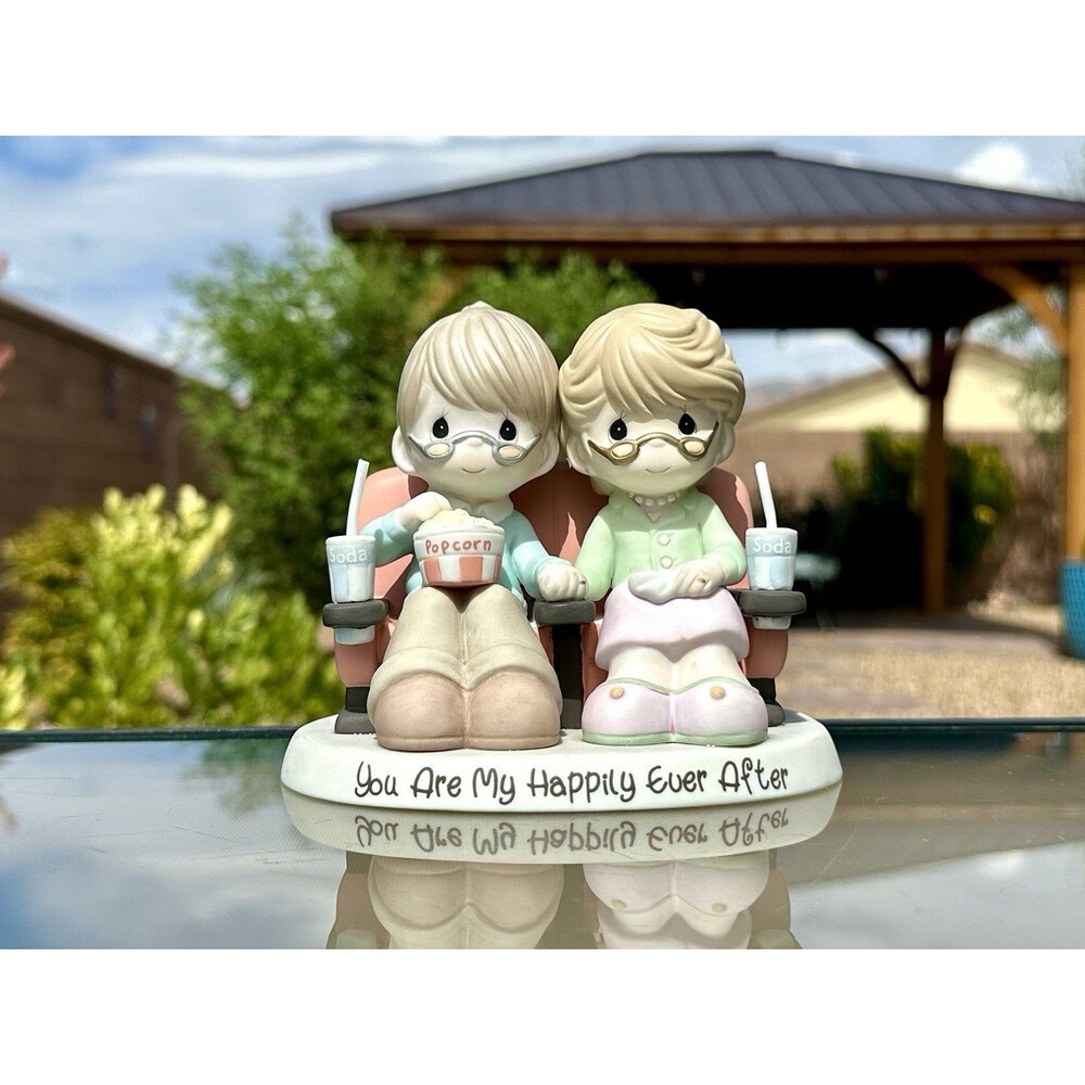 Precious Moments "You Are My Happily Ever After" Movie Theater Couple # 2455 B